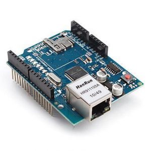 Ethernet Shield W5100 w/ Micro SD Card Slot – Arduino Compatible
